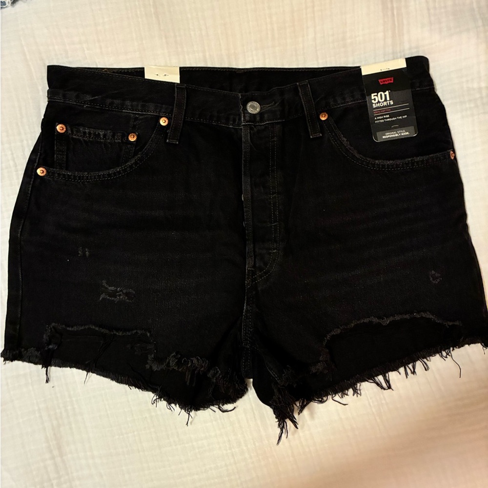 NWT LEVI’S High Rise 501 Shorts Size 34